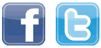 Facebook and Twitter