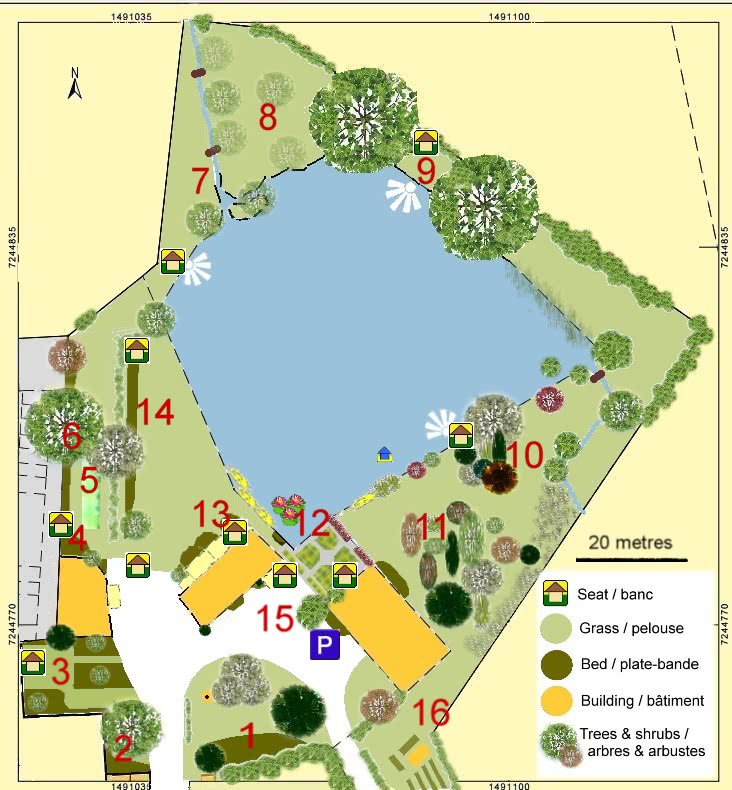 La Basse Cour Garden Plan