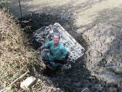 Up to my neck in it Up to my neck in mud