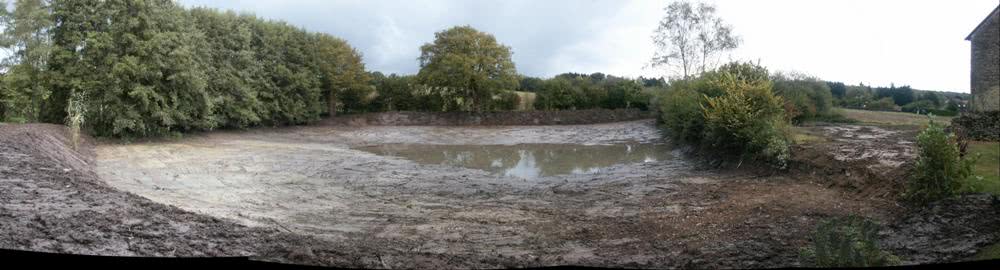 Afternoon, day two, lake excavation
